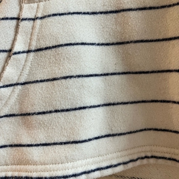Billabong hoodie, cream with navy stripes, S - Picture 4 of 4